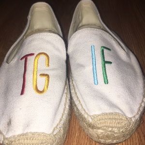Soludos Embroidered TGIF Espadrilles $30 OBO